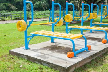 Sabah egzersiz ekipman Tayland at-genel Park