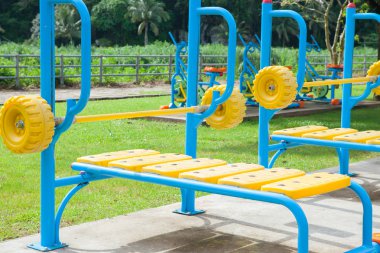 Sabah egzersiz ekipman Tayland at-genel Park