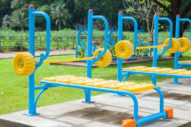 Sabah egzersiz ekipman Tayland at-genel Park