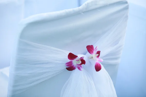 Configuração da cadeira para casamento — Fotografia de Stock