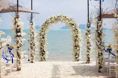 Güzel düğün kemer Beach Tayland