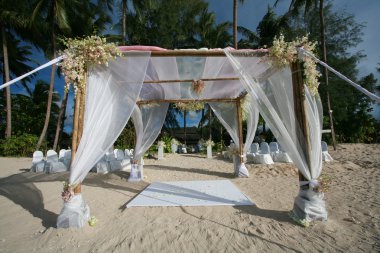 Güzel düğün kemer Beach Tayland