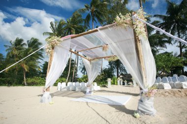 Güzel düğün kemer Beach Tayland
