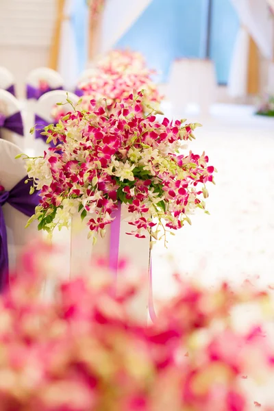 Decoraciones para la ceremonia de boda en Tailandia — Foto de Stock