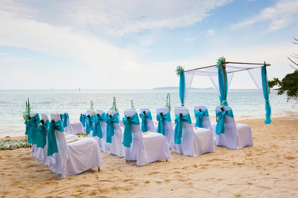 Configuração da cadeira para casamento — Fotografia de Stock