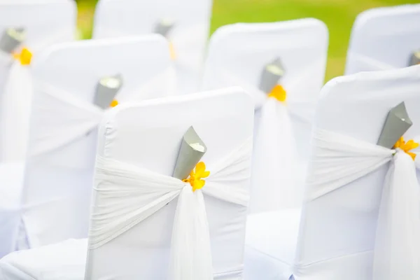 Configuración de la silla para boda — Foto de Stock