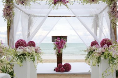 Güzel düğün kemer Beach Tayland