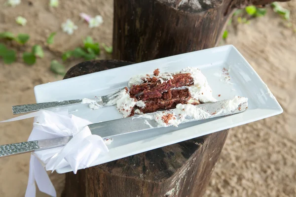 Un gâteau de mariage. Gâteau doux . — Photo