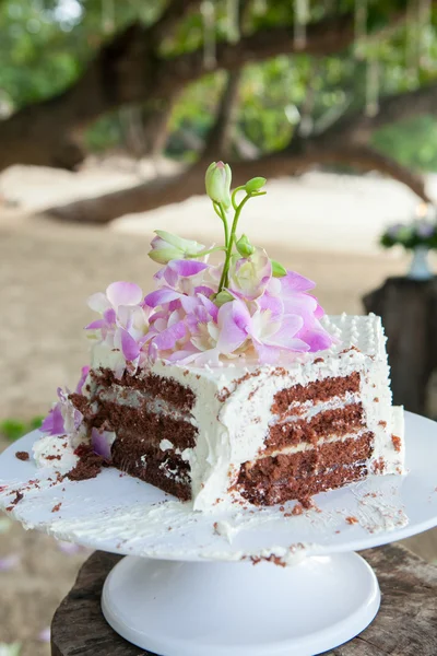 Bolo de casamento. Bolo doce . — Fotografia de Stock