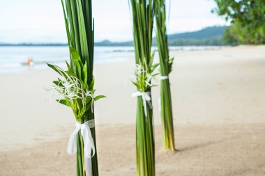 Sahilde Çiçek Aranjman.