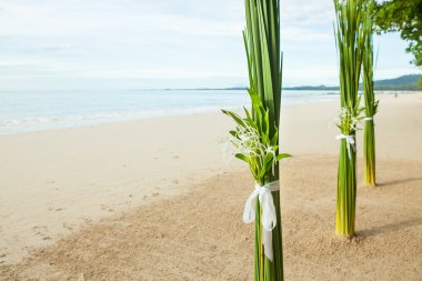 Sahilde Çiçek Aranjman.