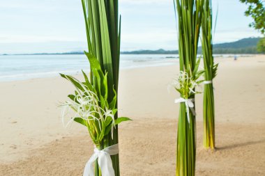 Sahilde Çiçek Aranjman.