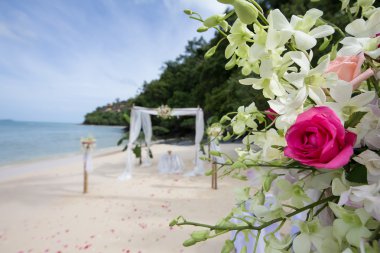 Güzel düğün kemer Beach Tayland