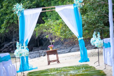 Güzel düğün kemer Beach Tayland