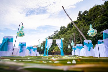 Güzel düğün kemer Beach Tayland