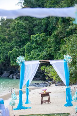 Güzel düğün kemer Beach Tayland