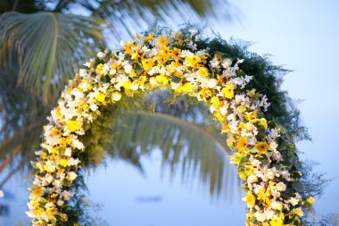 Güzel düğün kemer Beach Tayland