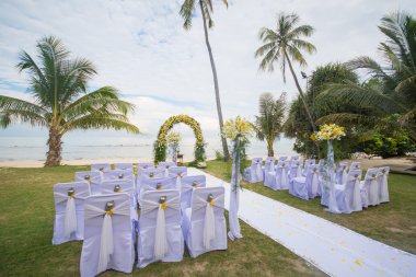 Güzel düğün kemer Beach Tayland