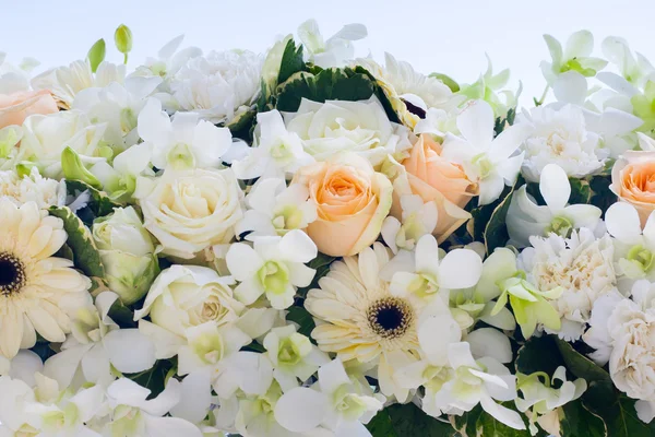 Hochzeit dekoriert am Strand Hochzeit Setup — Stockfoto