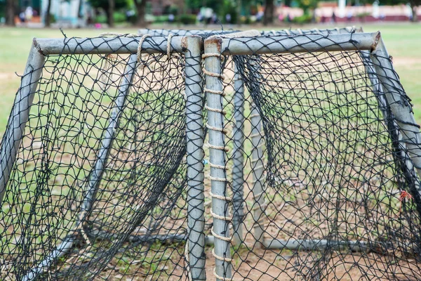 Gold soccer net