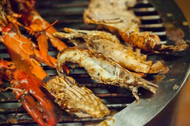 Düğün yemeği ızgara ıstakoz