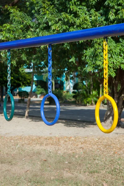 Children playground park in school.
