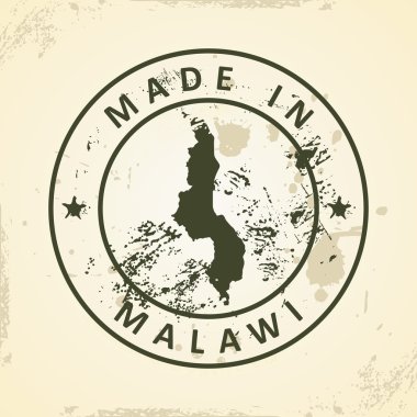 Malavi Haritası ile pul
