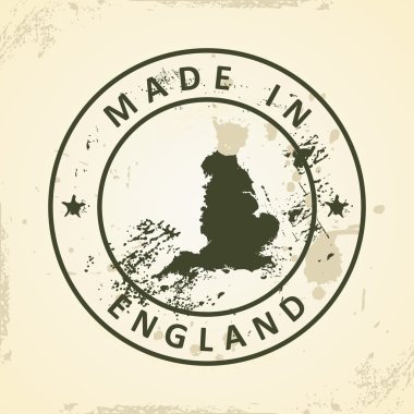 İngiltere'nin harita ile pul