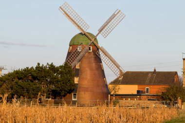 Windmill Vohrum Peine, Lower Saxony, Germany clipart