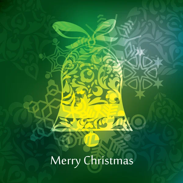 Vector christmas postcard design — 图库矢量图片