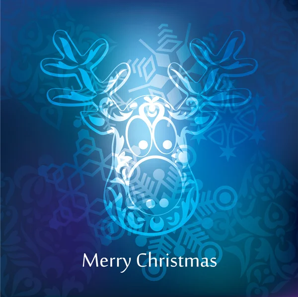 Vector christmas postcard design — 图库矢量图片