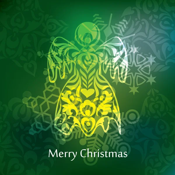 Vector christmas postcard design — 图库矢量图片