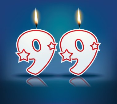 Doğum günü mumu numarası 99