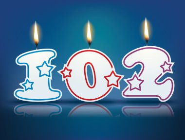 Doğum günü mumu numarası 102