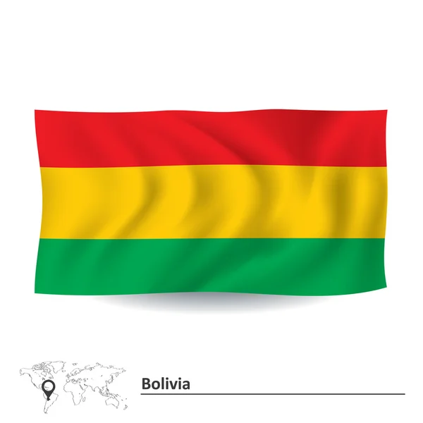 Drapeau de Bolivie — Image vectorielle