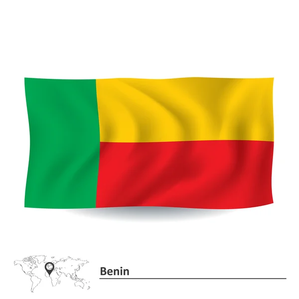 Benin zászlaja — Stock Vector