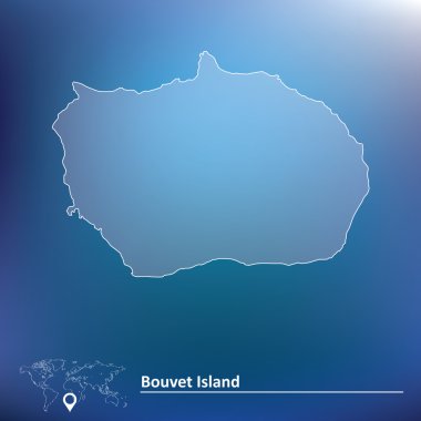 Bouvet Adası Haritası