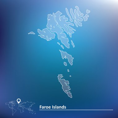 Faroe Adaları Haritası