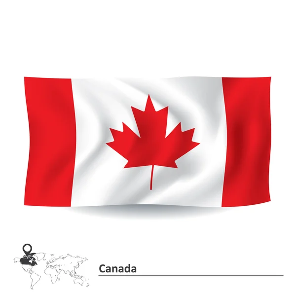 Flaga Kanady — Wektor stockowy
