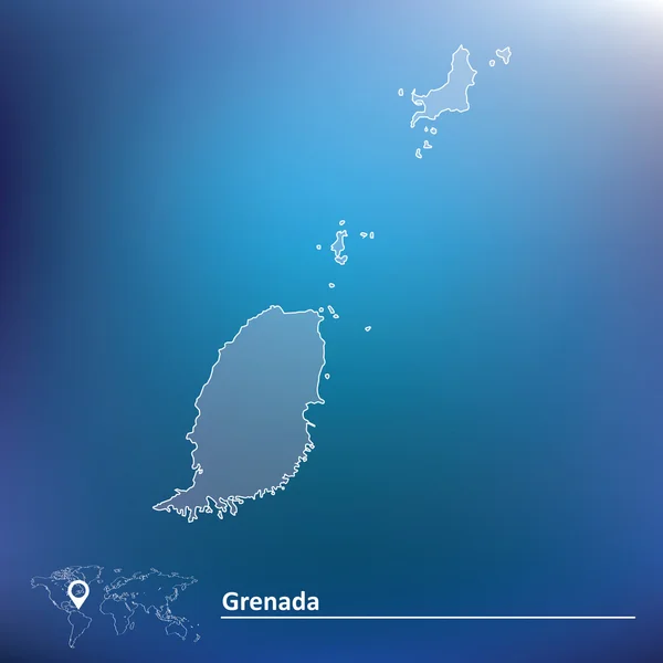 Map of Grenada — Stock Vector