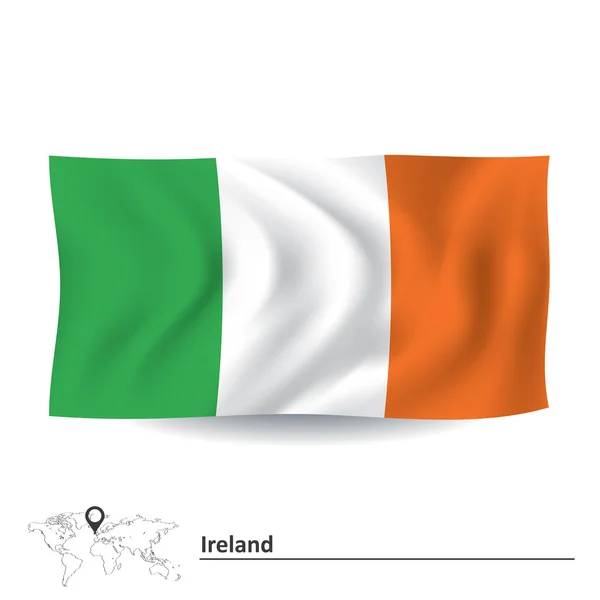 Bandeira da Irlanda —  Vetores de Stock