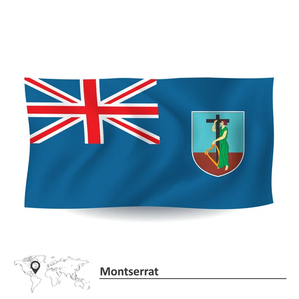 Σημαία του Μοντσερράτ — Διανυσματικό Αρχείο