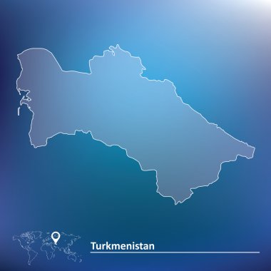 Türkmenistan Haritası