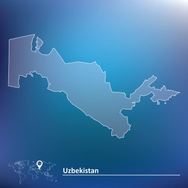 Özbekistan haritası