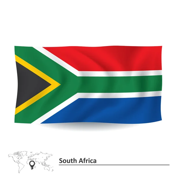 Flag of South Africa — Stock Vector