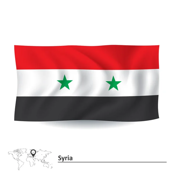 Flag of Syria — Stockvector