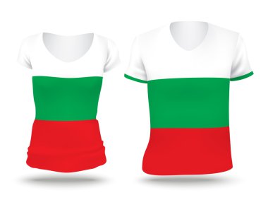 Flag shirt design of Bulgaria