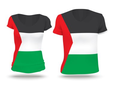 Flag shirt design of Gaza Strip