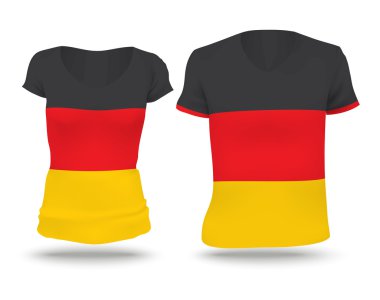 Flag shirt design of Germany