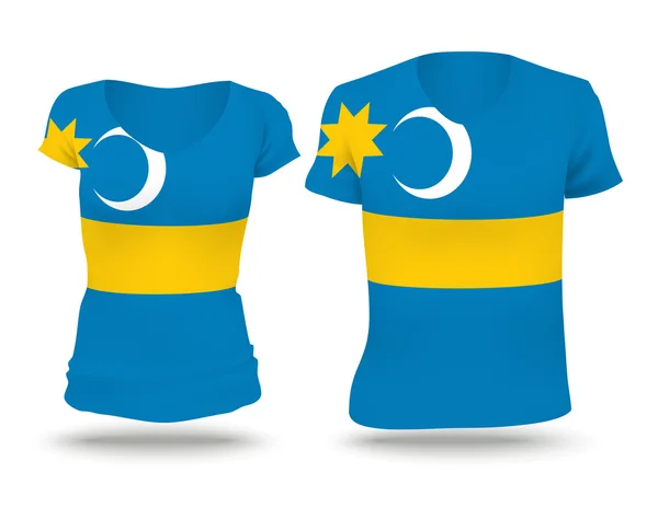 Diseño de camisa bandera de Szeklerland — Vector de stock